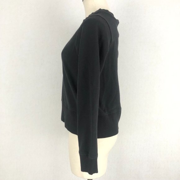 Puma Black Open Back Sweatshirt Women's Size Small Zipper Back Crewneck SAMPLE - Picture 3 of 10